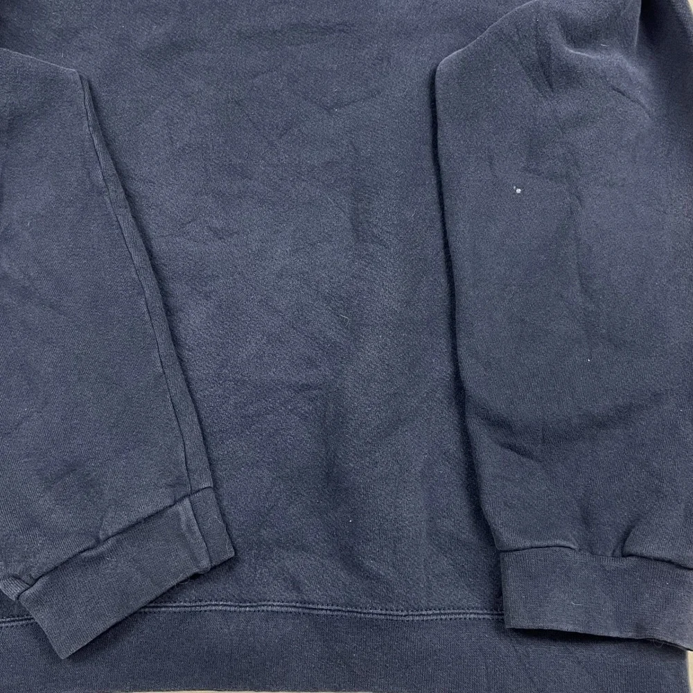 90s Nike Sweatshirt Mens XL Navy Blue Embroidered Mini Swoosh Crewneck Pullover